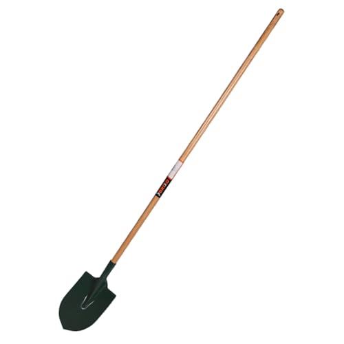 Pala badile vanga vanghetto da giardino in acciaio verniciato, con manico, 140cm