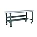 Stackbin Corporation Stackbin Workbench, 3512 Series, Plastic Laminate Safety Edge, 48"W X 30"D, Black
