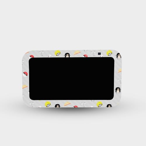 Image of MightySkins Carbon Fiber Skin Compatible with Amazon Echo Show 5 (Gen 3) - Anime Fan | Protective, Durable Textured Carbon Fiber Finish | Easy to Apply, Remove, and Change Style