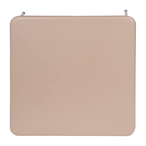 Image of EMMA + OLIVER Tan Square Folding Card Table and Chairs Set for 4 Players