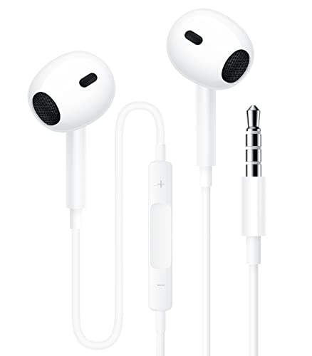 AIFEIMEI Earphones, in-Ear Headphones with 3.5mm Plug, Earbuds bass with Built-in Microphone & Volume Control Compatible with iphone 6s plus/6/5s/MP4/MP3/iPad/Android Mostl 3.5mm Devices