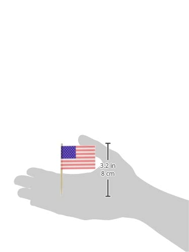 ランチ旗 アメリカ(200本入) ｜ナガオ お子様ランチ 旗 アメリカ 200本入 320400｜爪楊枝