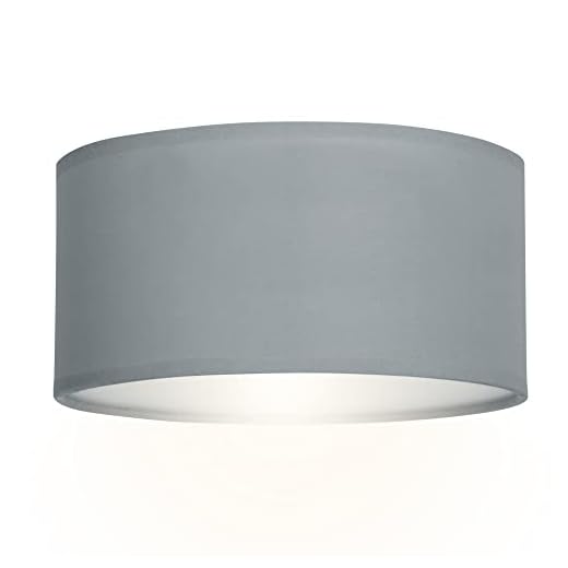 Smartwares Plafonnier Ceiling Dream - Gris - 20 cm - Pour ampoules E14 jusqu'à 40 W