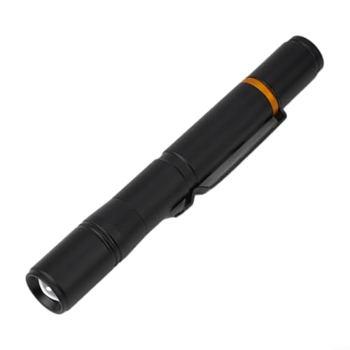 ZiStarlilife Linterna LED de doble fuente de luz mini portátil, dos modos de luz blanca amarilla, cuerpo de aleación de aluminio IPX4 impermeable, para examen de oftalmología de otorrinolaringología