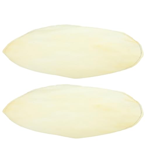 Alasum 2 pièces Peaux de Percussion Peau de Chèvre Naturelle Accessoires de Remplacement pour Batterie et Tambours à Main Finition Fine de Vibrations et Authentique