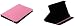 Produktbild gtsk Bookstyle Tablet Tasche Etui Book Case mit praktischer Standfunktion geeignet für Denver TAQ-10283 - Schutz Hülle Mappe Cover pink