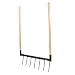 Produktbild De Woeler DW7 Broadfork  Grabegabel mit 7 Edelstahlzinken (75 cm), ergonomischer FSC-Holzgriff, zur Bodenbelüftung & Beetpflege, Robustes Gartengerät für lockeren Boden
