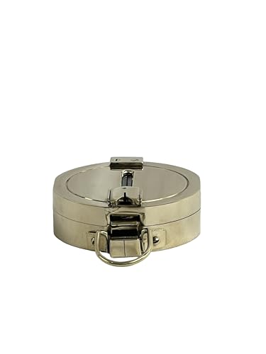Brújula Clinómetro de Latón – Herramienta de Navegación y Medición de Ángulos Precisa con Diseño Antiguo, 9 x 7.5 x 3.5 cm miniatura 4