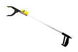 Spetebo Aluminium Greifhilfe mit Magnet 76 cm - Abfall Greifer Garten Greifzange Müllzange Müllgreifer Handgreifer magnetisch