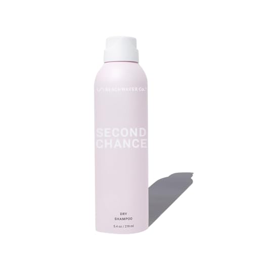 The Beachwaver Co. Second Chance Dry Shampoo - Full Size (5.4 Oz) | Vegan Oil-Absorbing Rice Formula | Removes Oil & Moisture, Adds Volume, & Extends Style Life Between Washes | Brazilian Berry