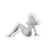 Mud Flap Girl Curvy Pin Up Woman Bodice Body Trucker Manly Stripper Car Freshie Silicone Mold 2.5x3.5x1” Man for Scented Aroma Beads Supplies Resin, Car Candle, Oven Safe Bake Heat Resistant to 400F