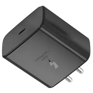 Image of Original 45W Type C Port Super Fast Charger Adapter USB C Charging with Samsung Galaxy S24 Ultra /S23 Ultra /S23 Fe /S22 /S21 Fe 5G /M55 /A35 /S8 /S9 Plus /Z Fold /Z Flip 5 /4 /3 / only Adapter (Black). (FIX73)