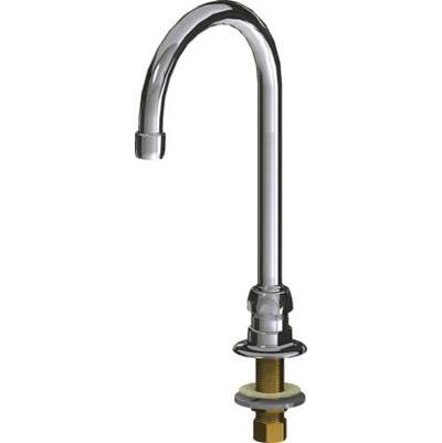 CHICAGO Faucet 626-E35ABCP Remote Rigid/Swing Gooseneck Spout