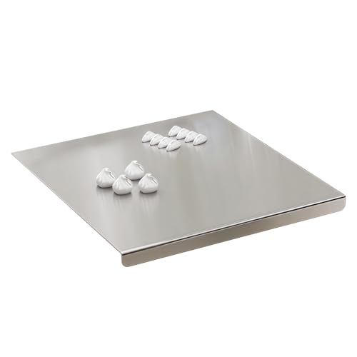 Planche À Découper En Acier Inoxydable, Robuste, 40 X 30 Cm, Planche À Rouler