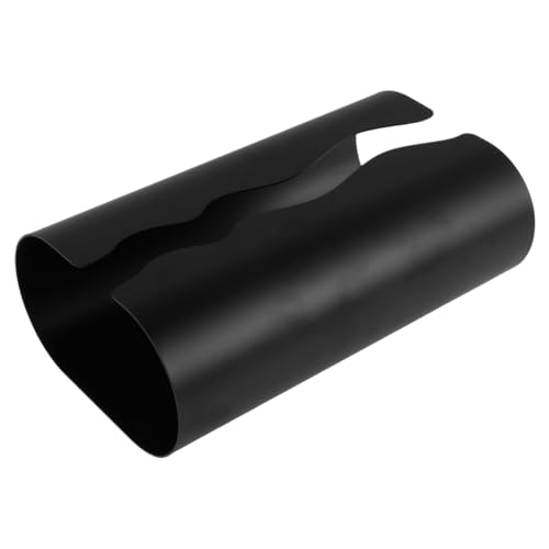 Boîte à mouchoirs en acier noir POPETPOP, distributeur haut de gamme 450 g