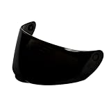 Crown Racing F-700 Motorcycle Helmet Visor Shield, Black Replacement Face Shield