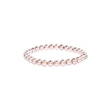 Freshwater Cultured Pearls 8inch Classic Stretch Strand Pearls Bracelet Jewelry for Women and Girls