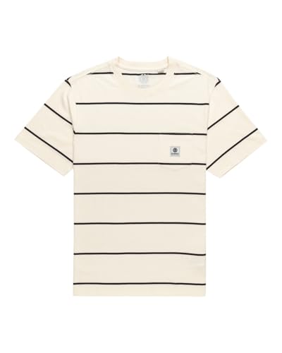 T-Shirt Homme Element Pocket Coton Manches Courtes Col Rond Basic