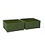 2 Olive 5in H Bins