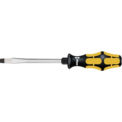 Wera 932 10mm x 7in Kraftform Plus slotted chiseldriver, 10 mm x 7 in.