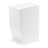 YAMAZAKI Home Tower Sanitary Step Trash Can - Small Space Waste Bin for Bathroom Kitchen - Abs Plastic - 1 Gallon, 3.9 Liters