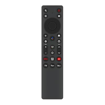RC813A Replacement Voice Remote Control Compatible with TCL QM6K QM7K Series QD-Mini LED 4K UHD Google Smart TV 55QM7K 50QM6K 65QM7K 75QM7K 85QM7K 98QM7K 55QM6K 65QM6K 75QM6K 85QM6K 98QM6K 2025