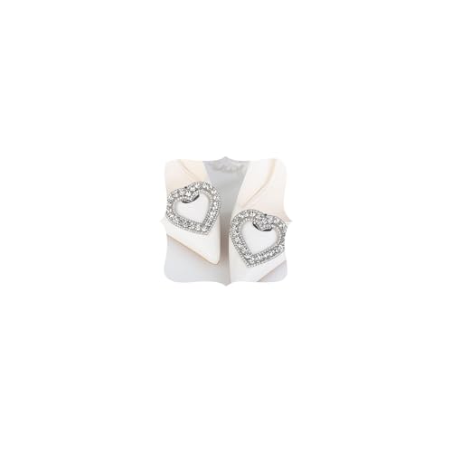 Crystal Heart Wedding Clip