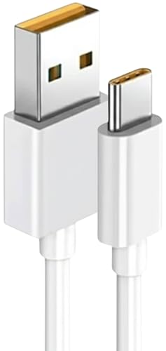 Image of AINE 120W USB Type-C SuperVOOC Data Sync Cable compatible with Realme GT 6 GT 6T | 11 Amp High-Speed Charging | Original Charging Speed