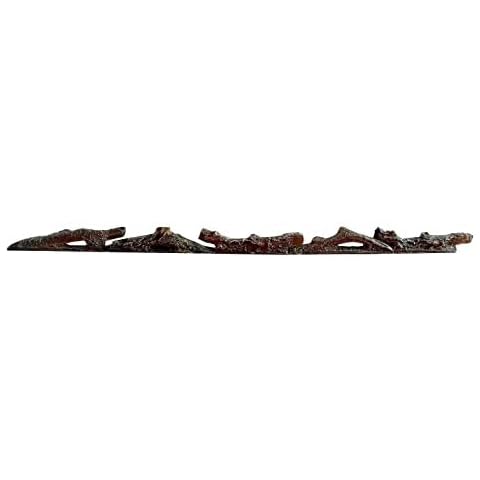 R.W.FLAME 5 Pieces Log for 50 inch Recessed and Wall Mounted Electric Fireplace, Synthetic Resin Log Decoration for Indoor Electric Fireplaces Cover