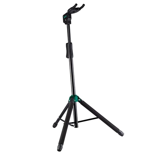 EROK Guitar Stand - Heavy Duty Auto-Lock, Adjustable for Acoustic/Electric Guitars & Bass, 33lbs Capacity, 360° Non-Slip Base | Portable for Stage/Travel/Studio