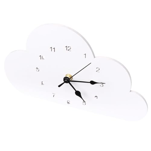 Reloj de nube TIDTALEO con manecillas expuestas y diseño simple 2