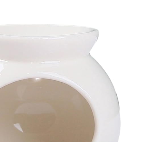 Qianly 3X Ceramic Essential Oil Burner,Aroma Oil Burner,Mini Candle Holder Tealight Candle Holder,Scented Melt Burner for Porch
