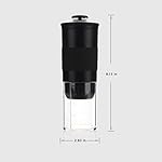 Portable Coffee Maker Capsule Machine Coffees Machines with Milk Frother Stainless Press for Outdoors Office Bicycle Travel - Image 2