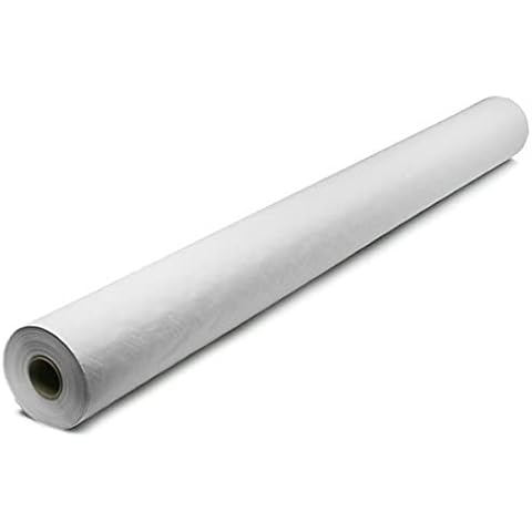 Venuscello® White Damask 2 ply Paper Banqueting Roll 25 metre x 120cm Cover