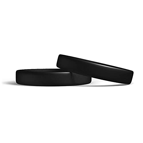 Performance IDs 2 Pack Waterproof Silicone Sport Fitness Safety ID Bracelet - Hypo-allergenic Silicone - Men - Women Athletes - Fitness Bracelets (Large)