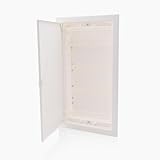 caja multimedia empotrar Armario de red robusto: La caja de conexiones multimedia está fabricada en Acrilonitrilo Butadieno Estireno (ABS) de alta calidad. En la caja de seguridad multimedia, se pueden colocar routers y paneles.