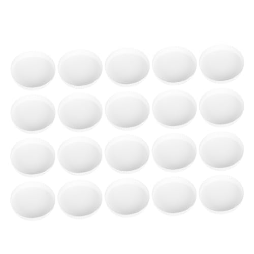 FUNOMOCYA Beverage Drinking Cup Lids 100pcs Paper Made Cup Lid for Water Juice Cold Beverage