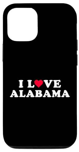 Carcasa para iPhone 13 I Love Alabama Matching Girlfriend & Novio Alabama Nombre