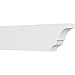 Ekena Millwork RFTP04X10X36ASH Asheboro Architectural Grade PVC Rafter Tail, 4"W X 10"H X 36"L, Unfinished