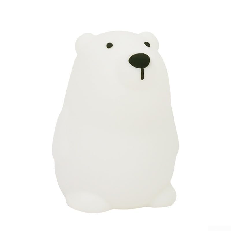 para luz nocturna LED inteligente con reconocimiento de voz AI Assistant Características inteligente Conversación de voz Robot Chat Light (Bear)