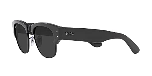 Ray-Ban Unisex Sunglasses Grey On Black Frame, Black Lenses, 50MM3