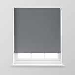 A.Unique Home Premium Trimmable Thermal Blackout Roller Window Blind in a Variety of Colours and Sizes Ideal for any Room - 4FT - CHARCOAL - 120cm (W) x 170cm (L) | 47.2" (W) x 66.9" (L)