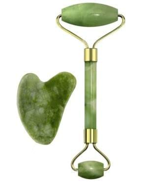 Jade Roller & Gua Sha Set | Natural Face Massage Roller & Facial Sculpting Tool | Skin Care Massager for Face, Neck, Jawline & Under Eye Care-image-11