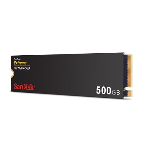 SanDisk Extreme 500GB M.2 NVMe SSD, Internal SSD, PCIe Gen4.0, up to 5000 MB/s read speeds, nCache Technology, 5 Year Warranty - Image 3