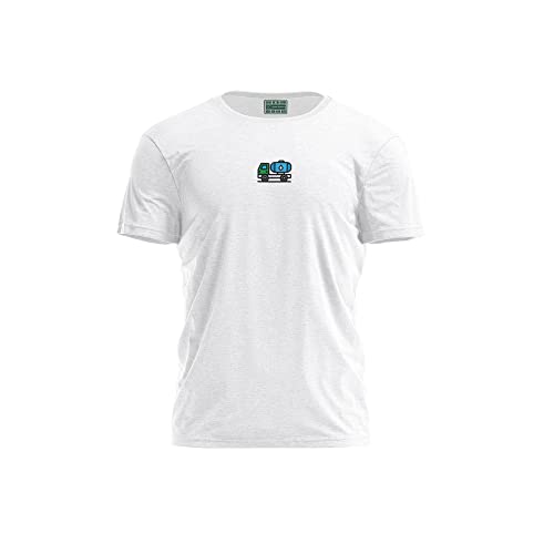 T-Shirt Blanc Homme Taille S Butswi-101875 basique en coton