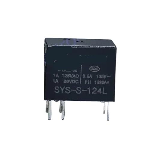 Relais SYS-S-124L 24V résout pannes de signal 6 broches 1A lot de 5 rechanges