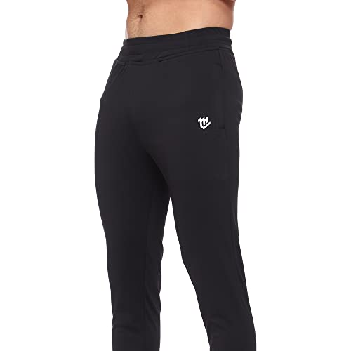 Image of MARK LOUIIS Regular Fit Super Stretchable Track Pants for Men | Gym, Running & Casual Wear | Elastic Waistband with Side Pockets