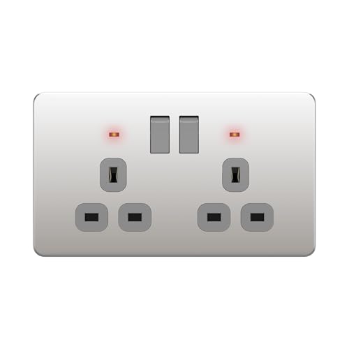 Prise avec interrupteurs 13A pour cuisine moderne et appareils de cuisson