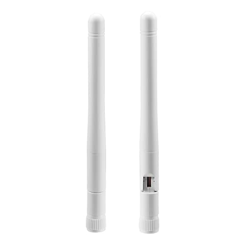Image of Bingfu External WiFi Antenna RP-SMA 2.4GHz 5GHz 5.8GHz 3dBi Dual Band Wireless Antennas Replacement (2-Pack) for WiFi Router Security IP Camera Access Point USB WiFi Adapter