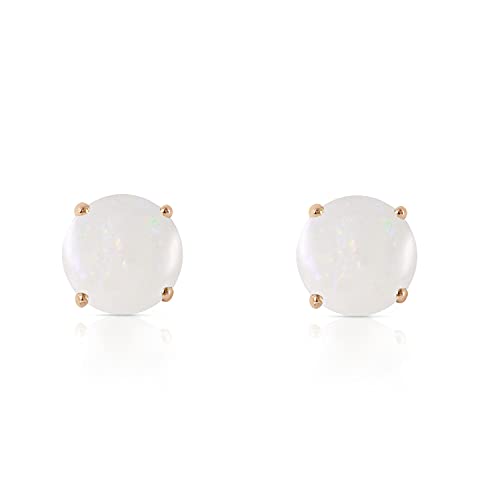 0.7 CTW 14k Solid Gold Opal Stud Earrings3